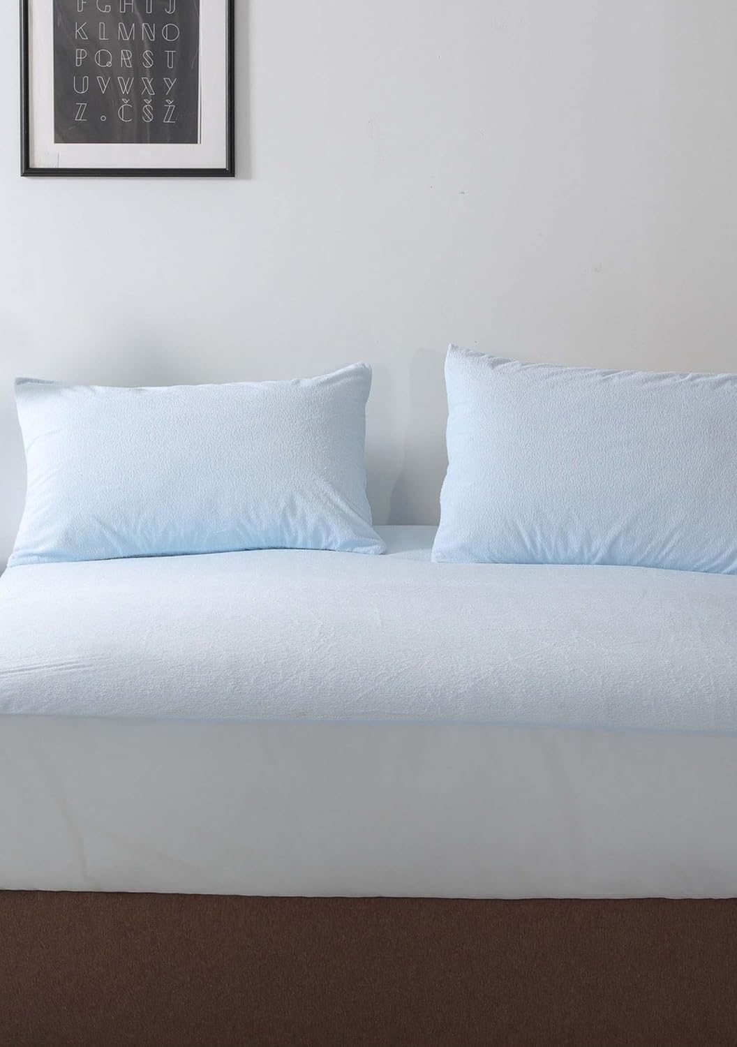 BOFETA Waterproof Mattress Protector Queen Machine Washable Noiseless Bed Cover for Kids Adults Pets Grey