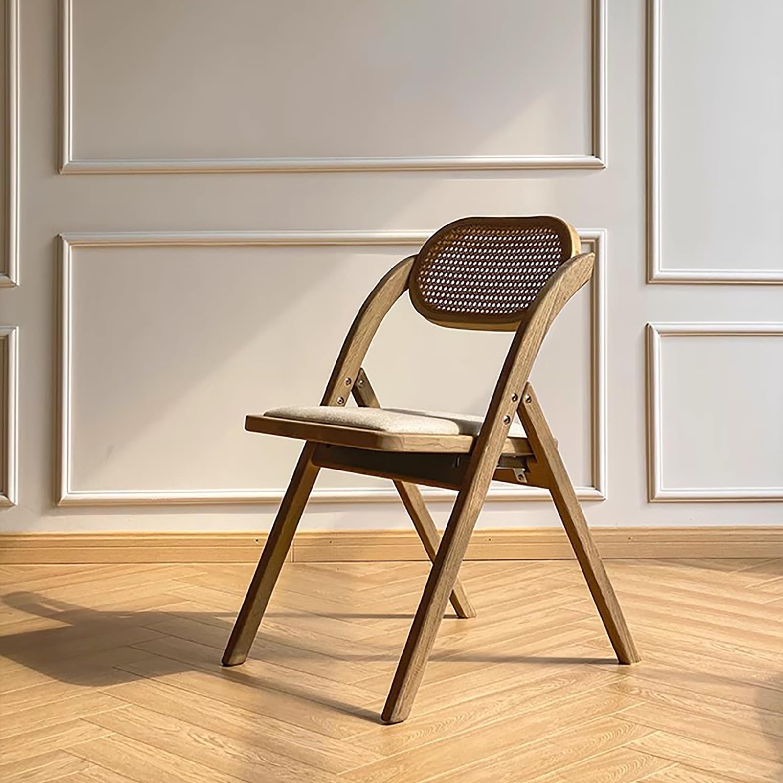 木製フレームのモダンチェア Amazon｜WestUx レトロな藤のダイニングチェア、キッチン