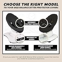 Vista 4 de UKJE Liner Baby Rocker Cover - Compatible con 4moms MamaRoo 4 Old Model Before 2022 - Funda para columpio para bebé, cubierta de gorila - Funda