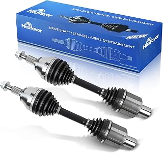 Maxfavor Front CV Axle Pair for Ram 1500 2012-2022 4WD - Left Right Shafts, 3.6L 5.7L OE NCV10040