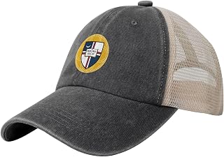 Catholic University of America Hat Adjustable Athletic Vintage Washed Distressed Mesh Baseball Cap