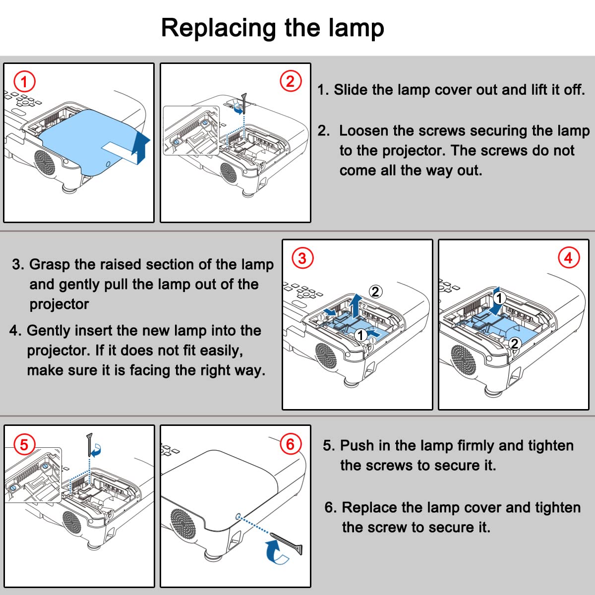 Lampada per Proiettore per Epson ELPLP97 ELPLP96 EH-TW610 EH-TW650 EH-TW710 EH-TW740 EH-TW750 EH-TW5400 EH-TW5600 EH-TW5650 EH-TW5700 EH-TW5705 EH-TW5820 EH-TW5825 EB-S05 EB-S41 EB-U05