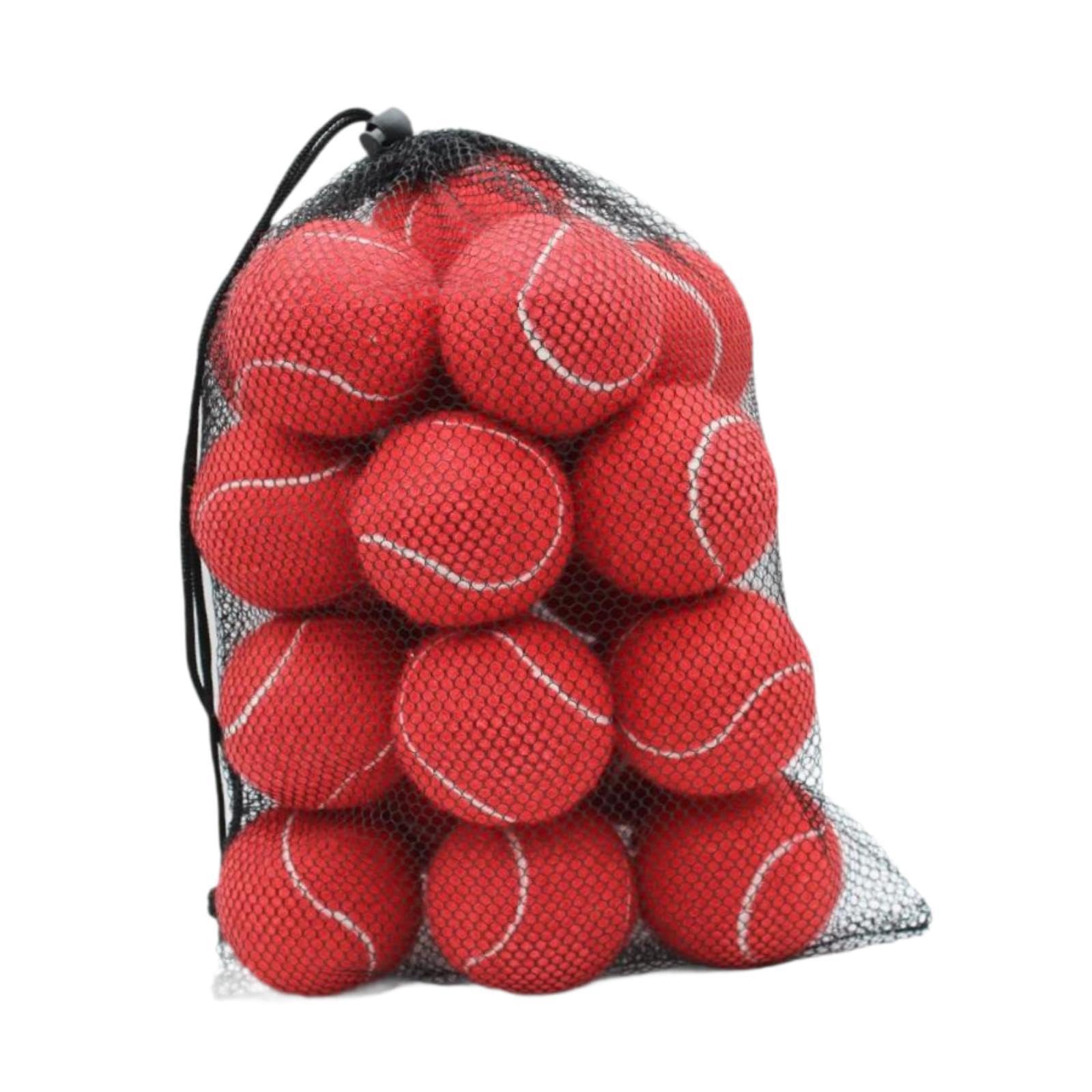 20 Stück Tennisbälle Trainingsbälle Übungsbälle Gummibälle aus Gummi Und Filz mit Hoher Flexibilität für Kinder Erwachsene Hunde Training