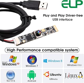 16mp Wide Angle Autofocus USB Camera Module with Microphone for Computer