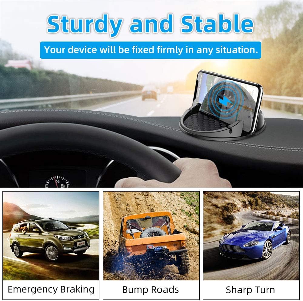 Exсluѕіvе Dіѕсоunt 80% оƒƒеr WIFORT Car Mount Wireless Charger, 7.5W/10W QC 3.0 Qi Fast Charging Car Dashboard Mount, Anti-Slip Phone Holder for iPhone 11/11 Pro/ 11 Pro Max/ Xs Max/Xs/XR/X/8+/8/SE 2020, Samsung S10+/S10/S9+/S9