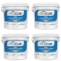 Vista 15 de REScue Limpiador desinfectante de un solo paso y toallitas desodorantes para uso veterinario - Limpiador para perreras, cajas de arena, oficinas