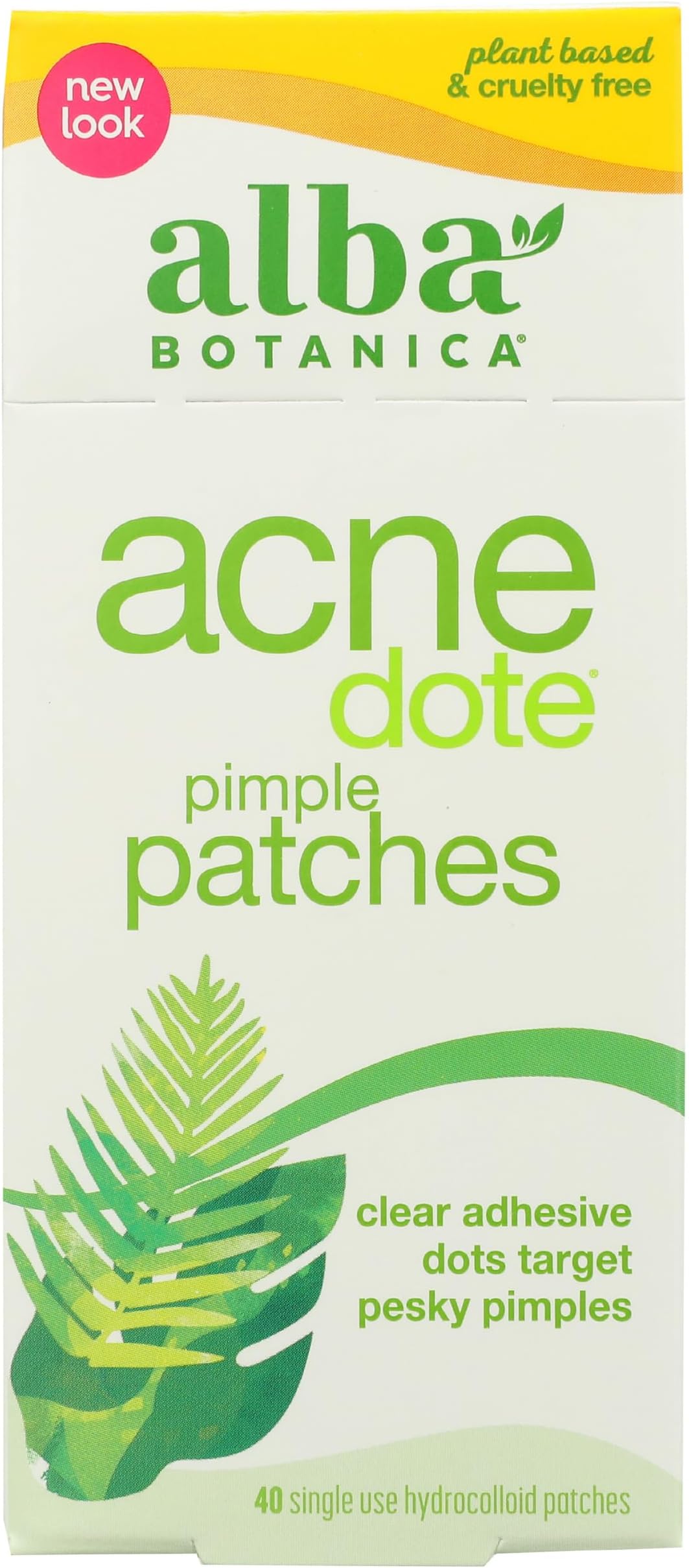 Alba Botanica Acne Dote Pimple Patches, 40 Little Patches