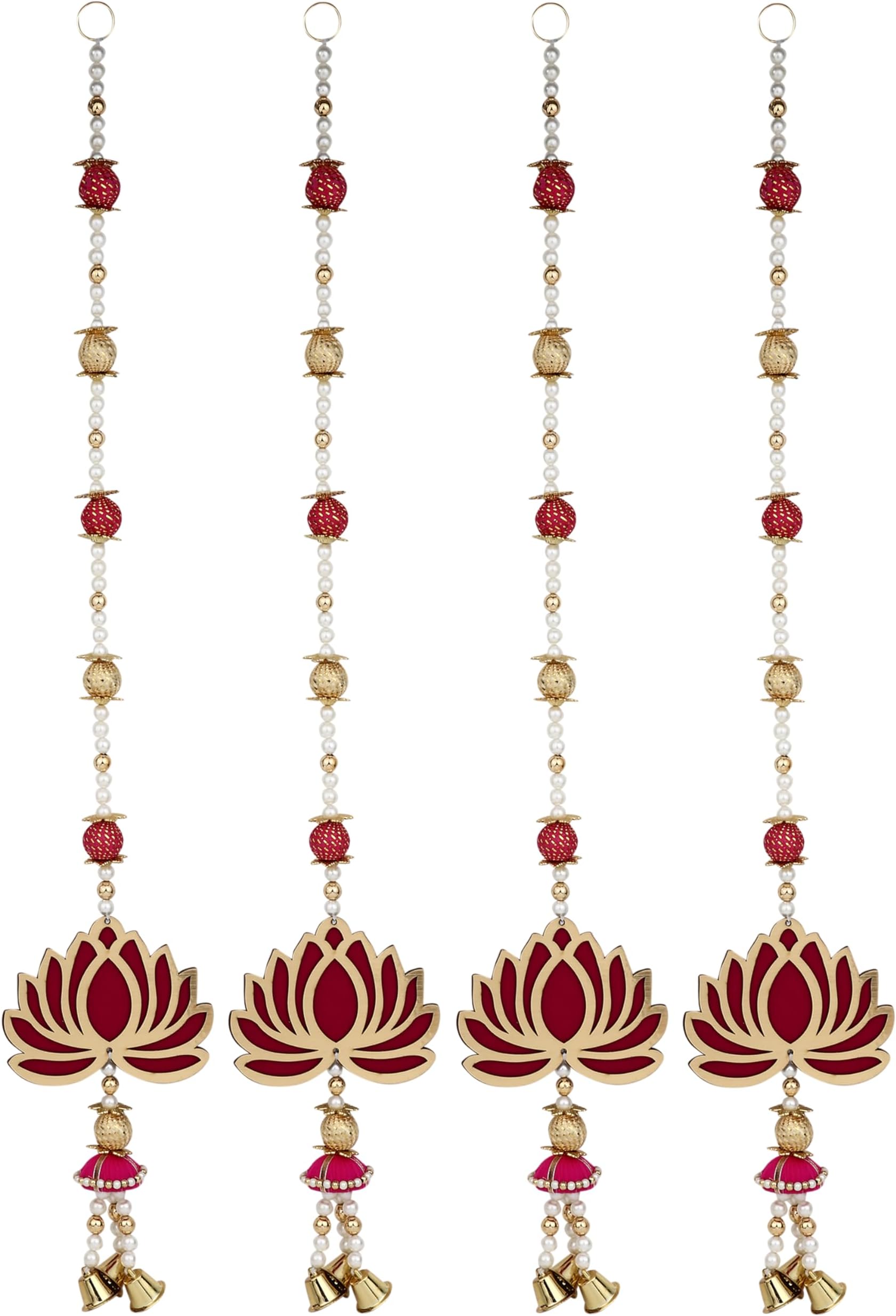 Kalakriti Lotus Hangings Artificial Floral Garlands for Wall Door and Temple ...