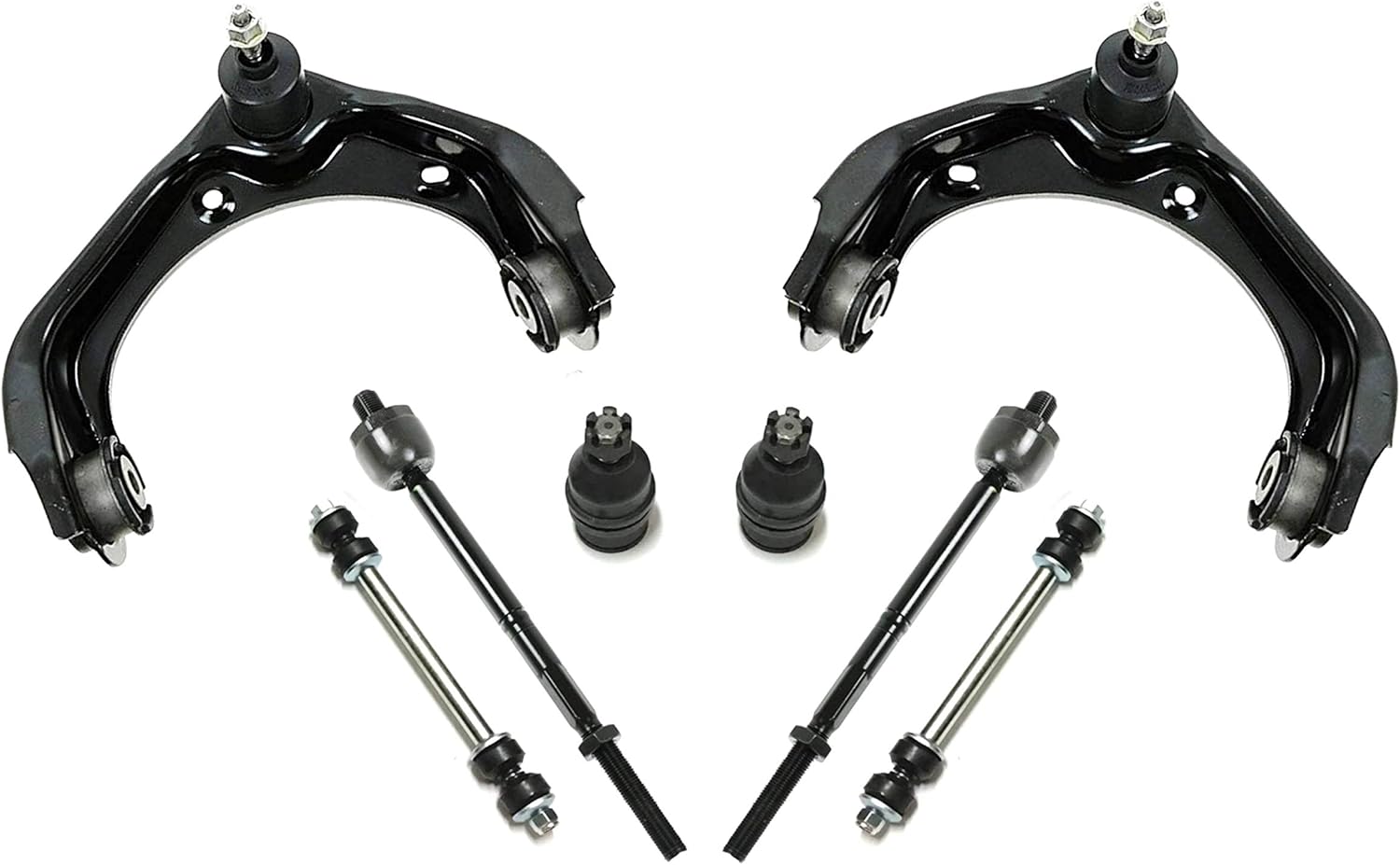 PartsW - 8 Pc Complete Suspension Kit Inner Tie Rod Ends Sway Bars Lower Ball Joints Upper Control Arms Fits FORD EXPLORER 2006-2010/MERCURY MOUNTAINEER 2006-2010/