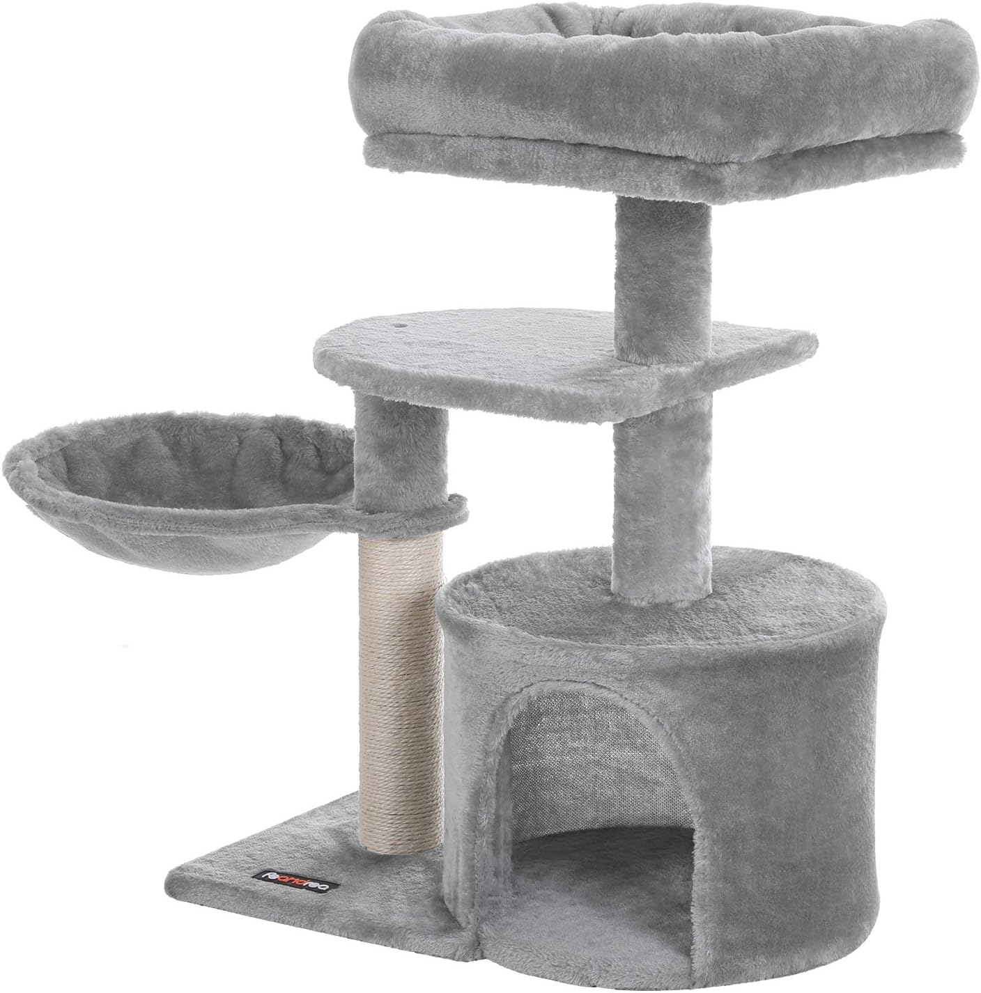small grey cat tree