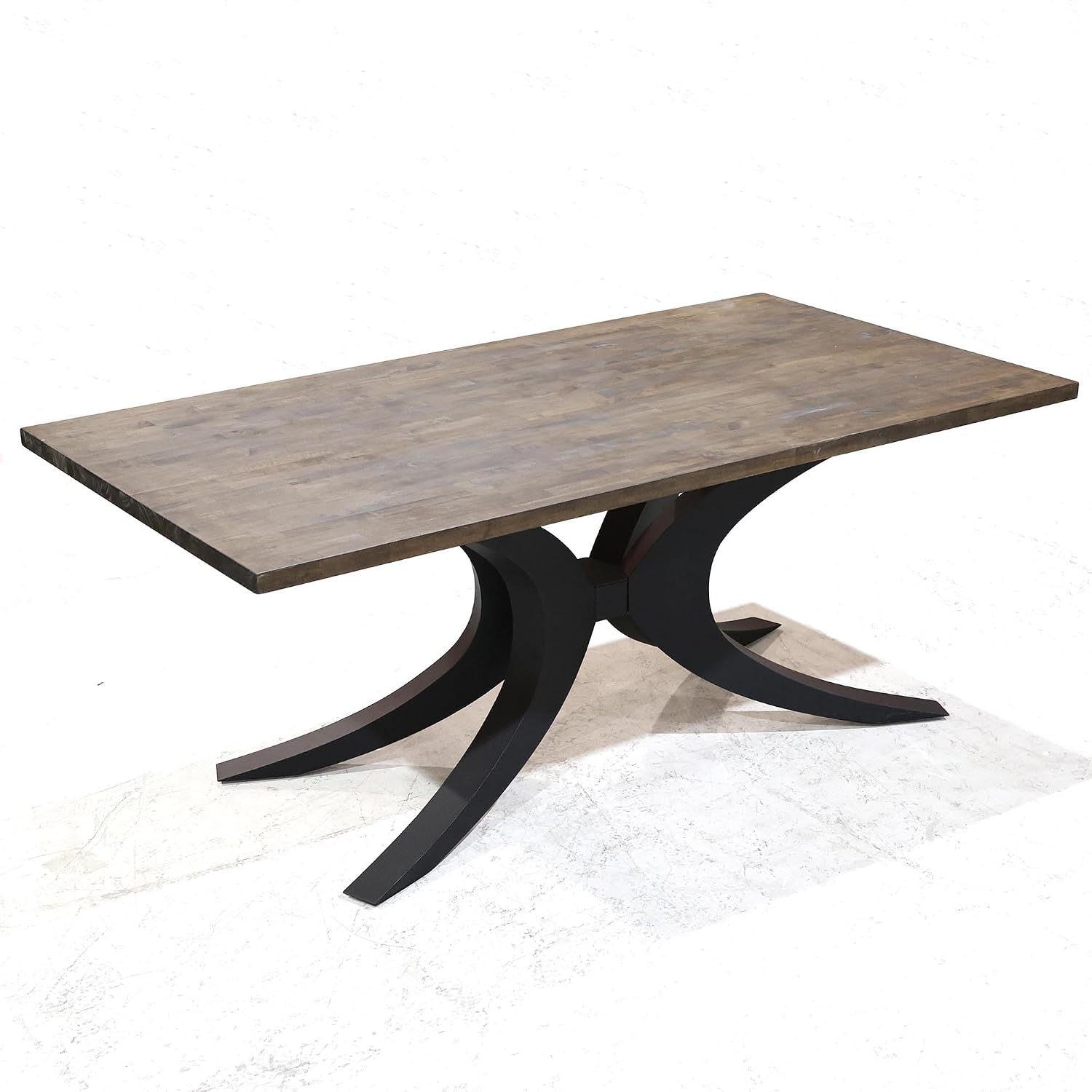 RUSTY DESIGN Sculptural Butterfly-Shaped Metal Dining Table Base #ST3010