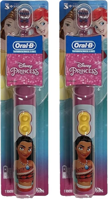 Oral-B Cepillo de Dientes Power Disney Princesas Suave (Pack de 2)