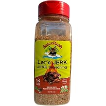 Jamaican Jerk Seasoning Jamaican Style Dry Rub, Caribbean All Purpose Spice Mix for Chicken, Meat and Seafood, Traditional Jerk Flavor Blend, No MSG, 8 Ounce
