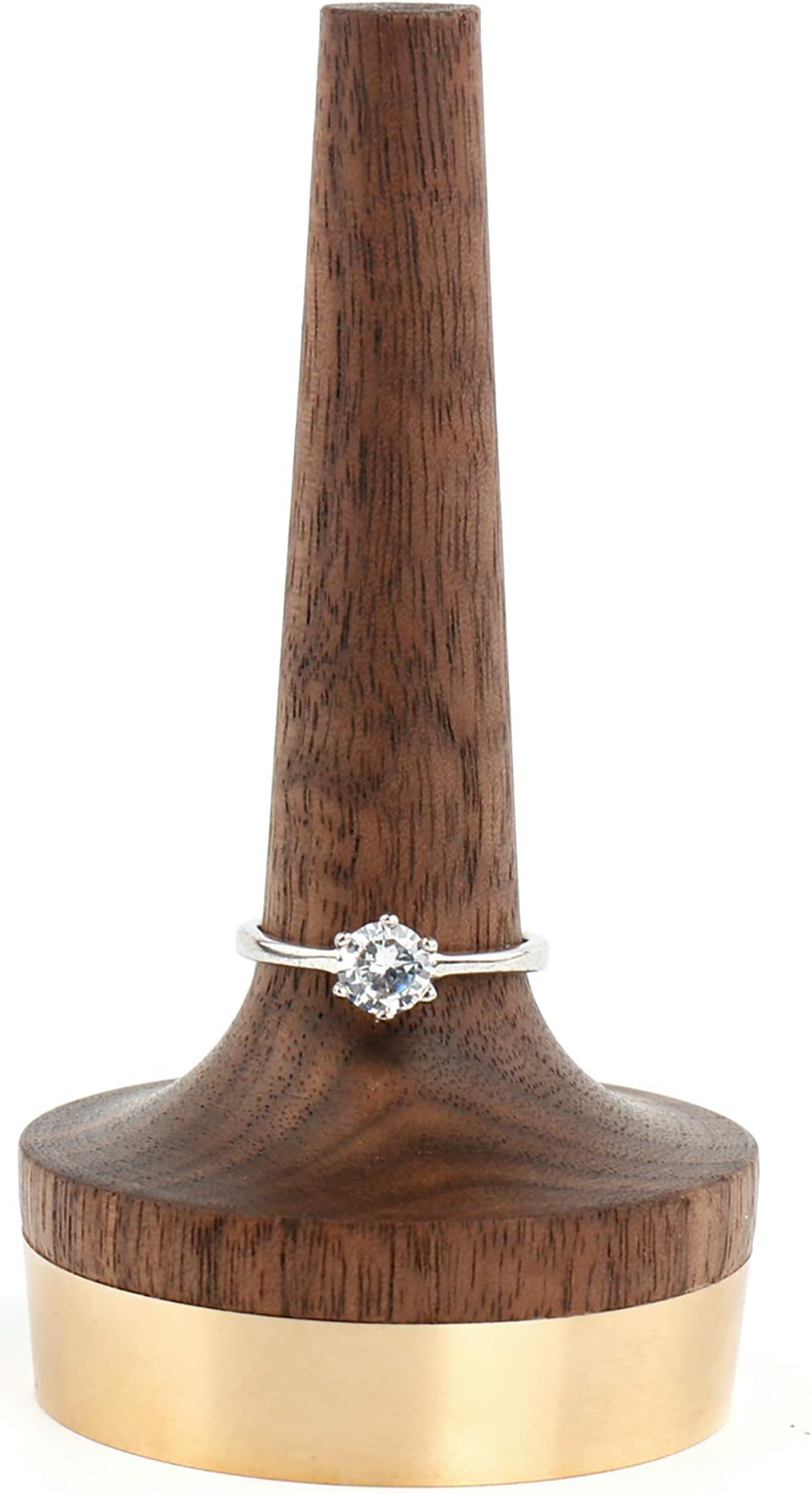 Xedatric Cactus Ring Holder - Wooden Jewelry Display Stand With 6 Posts, Cute Gift For Her