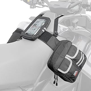 KEMIMOTO ATV Saddle Bag Tank Bag, Water-Resistant Motorcycle Gas Tank Bag for ATV Motorcycle Snowmobile Compatible with Po...