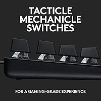 Vista 1 de Teclado mecánico para juegos Logitech G413 TKL SE + ratón inalámbrico para juegos Logitech G305 Lightspeed - Negro