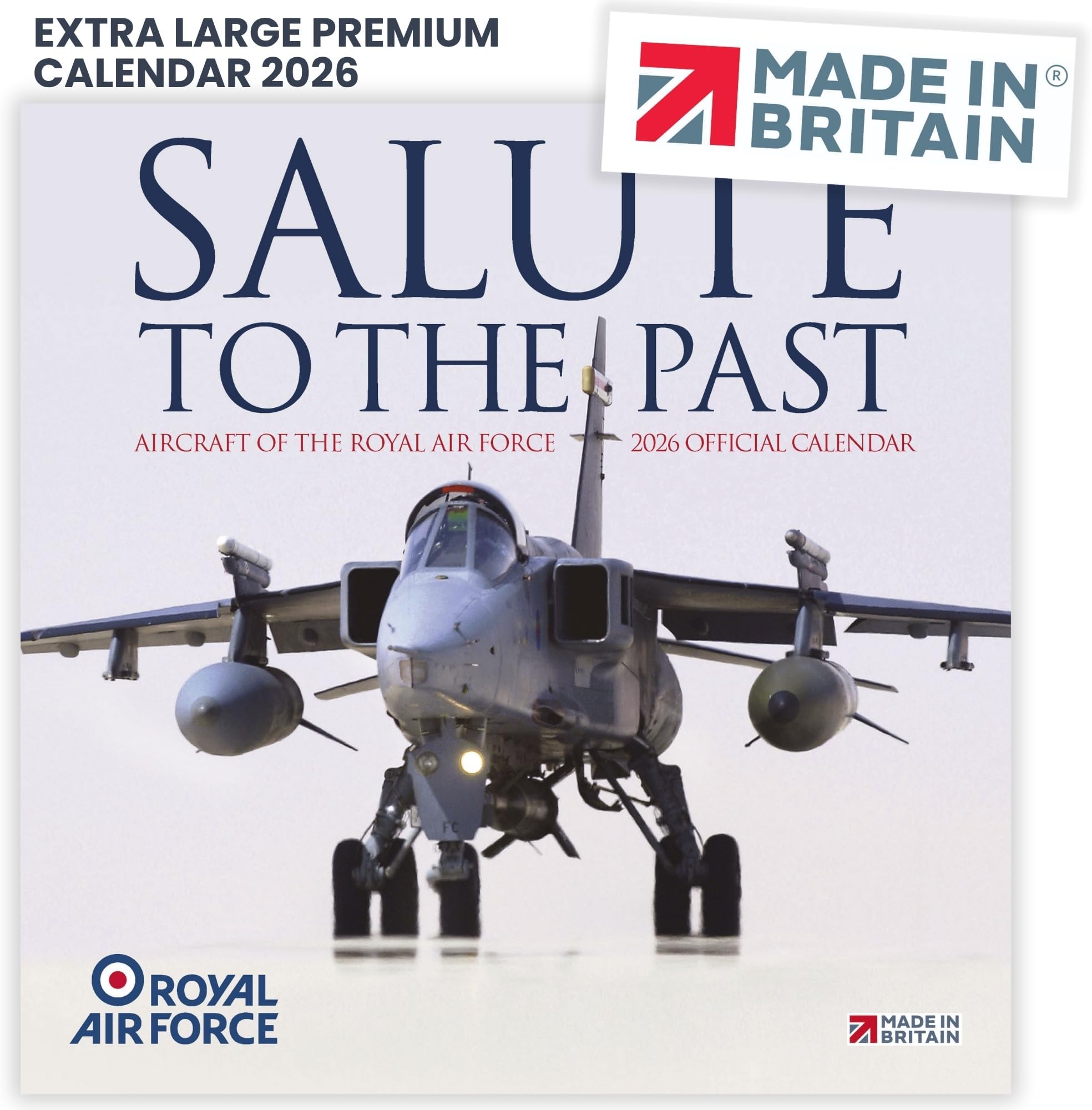 – Calendar 2026 RAF Salute To The Past Official Royal Air Force 2026 Calendar UK Holidays RAF Gift MADE IN BRITAIN® with Vegetable Inks, 100% Green Energy FSC® paper Carbon Captured in UK