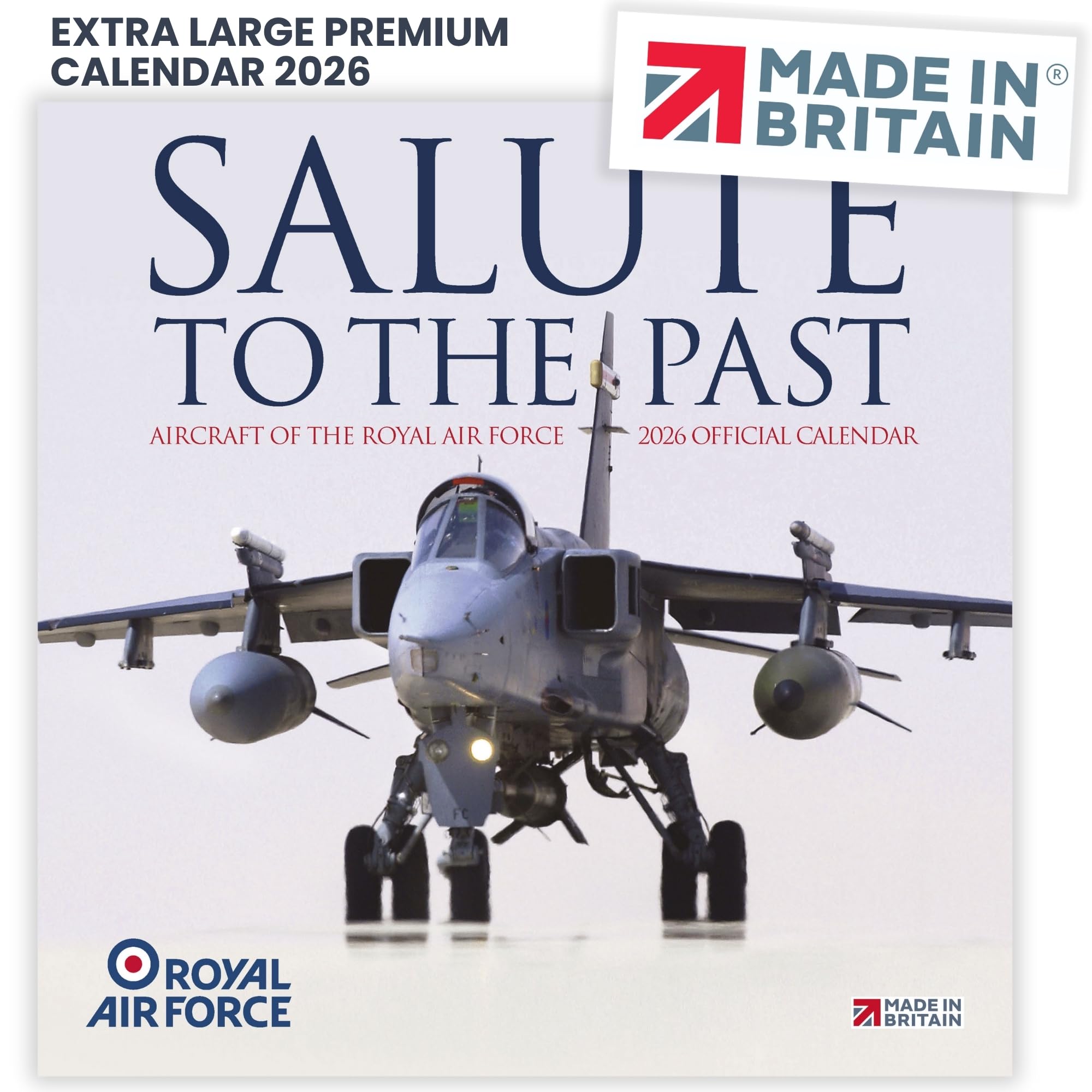 Sponsored Ad – Calendar 2026 RAF Salute To The Past Official Royal Air Force 2026 Calendar UK Holidays RAF Gift MADE IN BRITAIN® with Vegetable Inks, 100% Green Energy FSC® paper Carbon Captured in UK