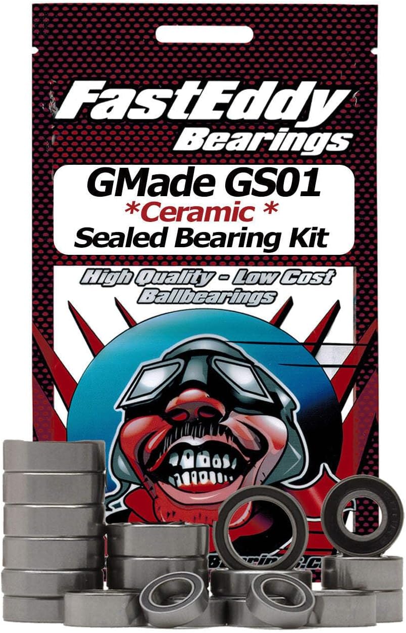 GMade GS01 Sawback Ceramic Rubber Sealed Bearing Kit