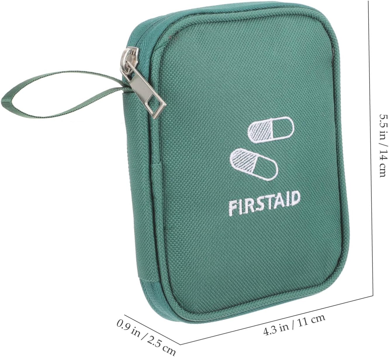 SECFOU Travel First Aid Kit Compact Portable Medicine Bag Small Storage Pouch for Backpacking