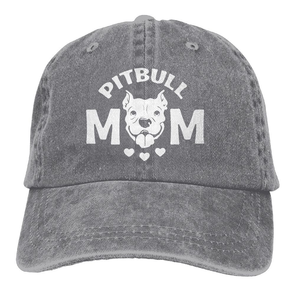 Baseball Cap Pitbull Mom 1-1 Women Snapback Casquettes Polo Style Low Profile