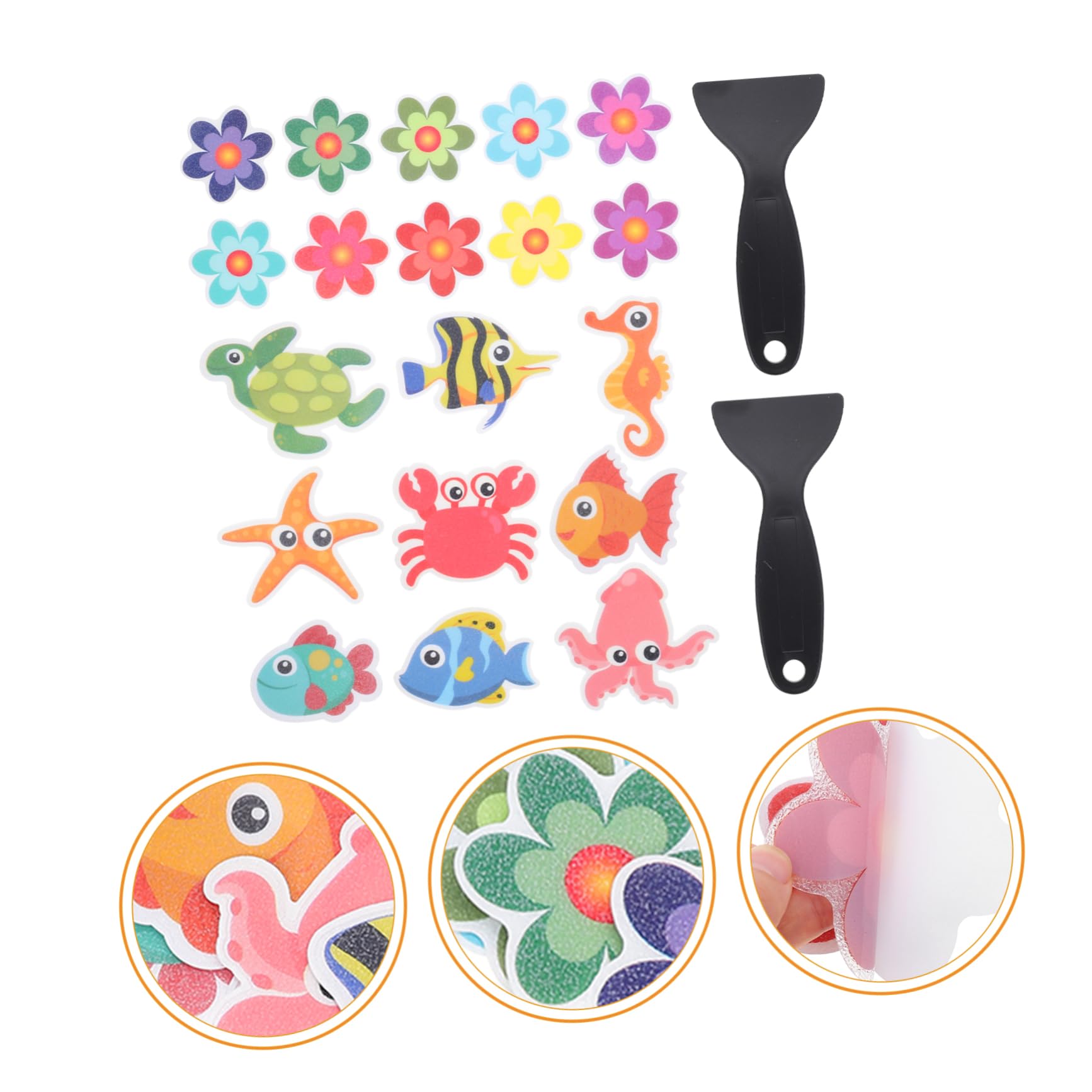 2sets Adesivi Antiscivolo per Raschietto Inclusa per dei e Decorazione del