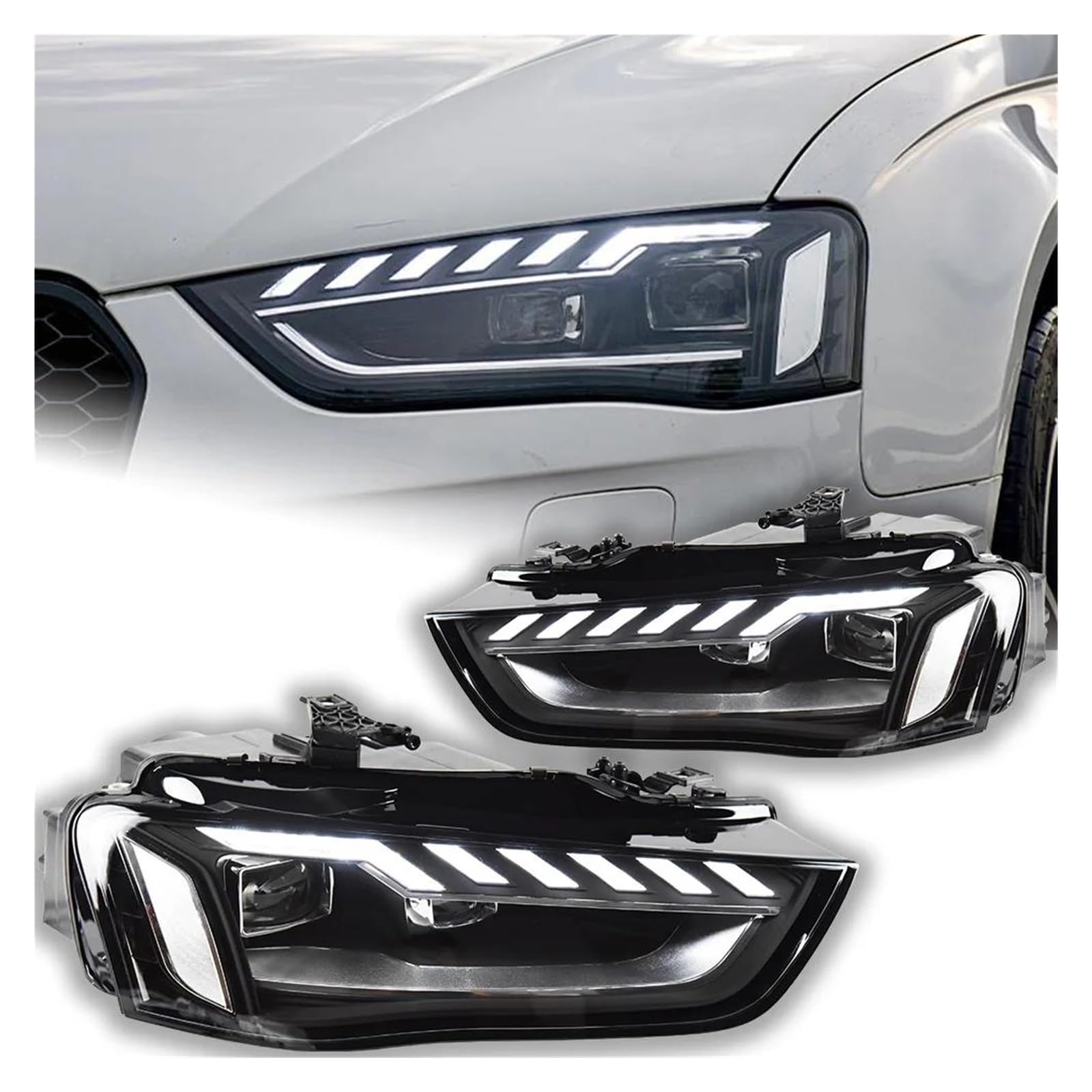 Amazon | ヘッドライト 自動車アクセサリー カースタイリング ヘッド 