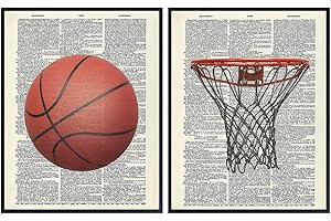 Wall Art Prints - Boys, Girls Room - Basketball