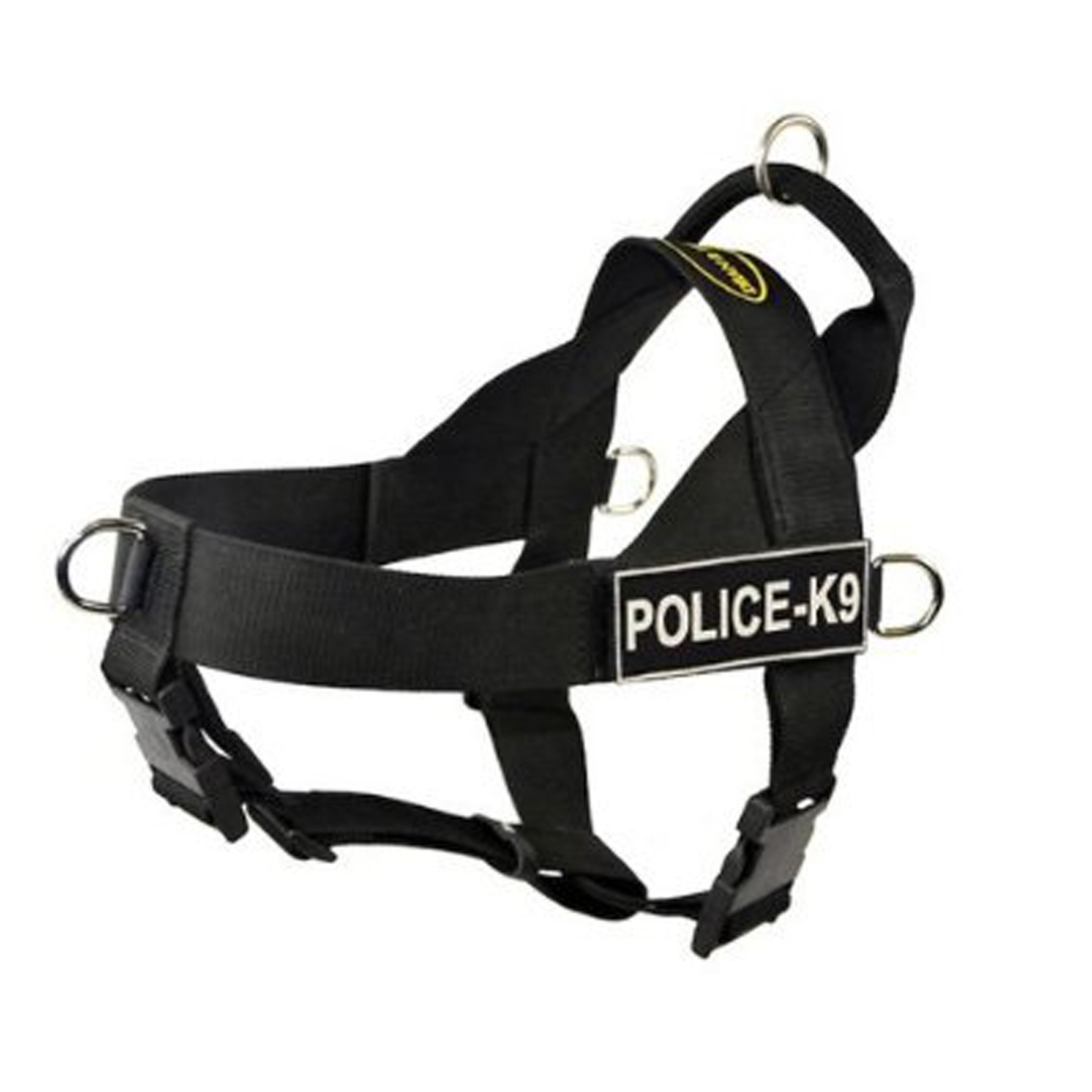 Harnais pour chien anti-traction XL noir pour stopper les tirages lors des balades