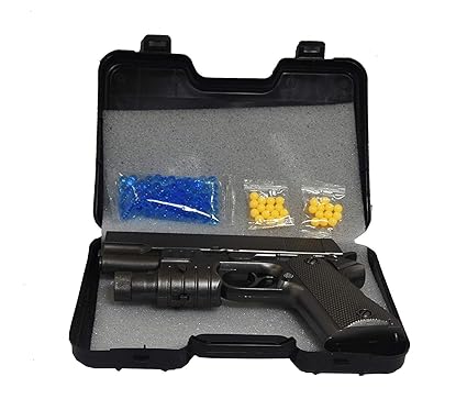 DIKUJI ENTERPRISE PUBGS Soft Water Bullets Toys Gun Plastic Safe Gun Weapon Pistol Gunshot Outdoor Game Toy for Children Kid Boys Gift (Assorted Colors)