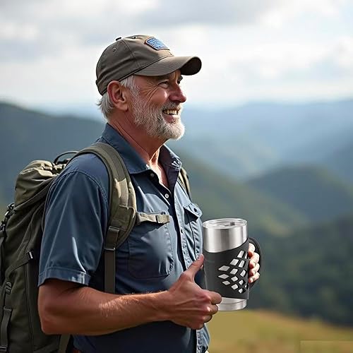 Miniatura 5 de TRINENOX - Funda de silicona para vasos de 20 onzas, mango Rambler para vasos de 20 onzas, tazas de café aisladas al vacío, funda protectora con