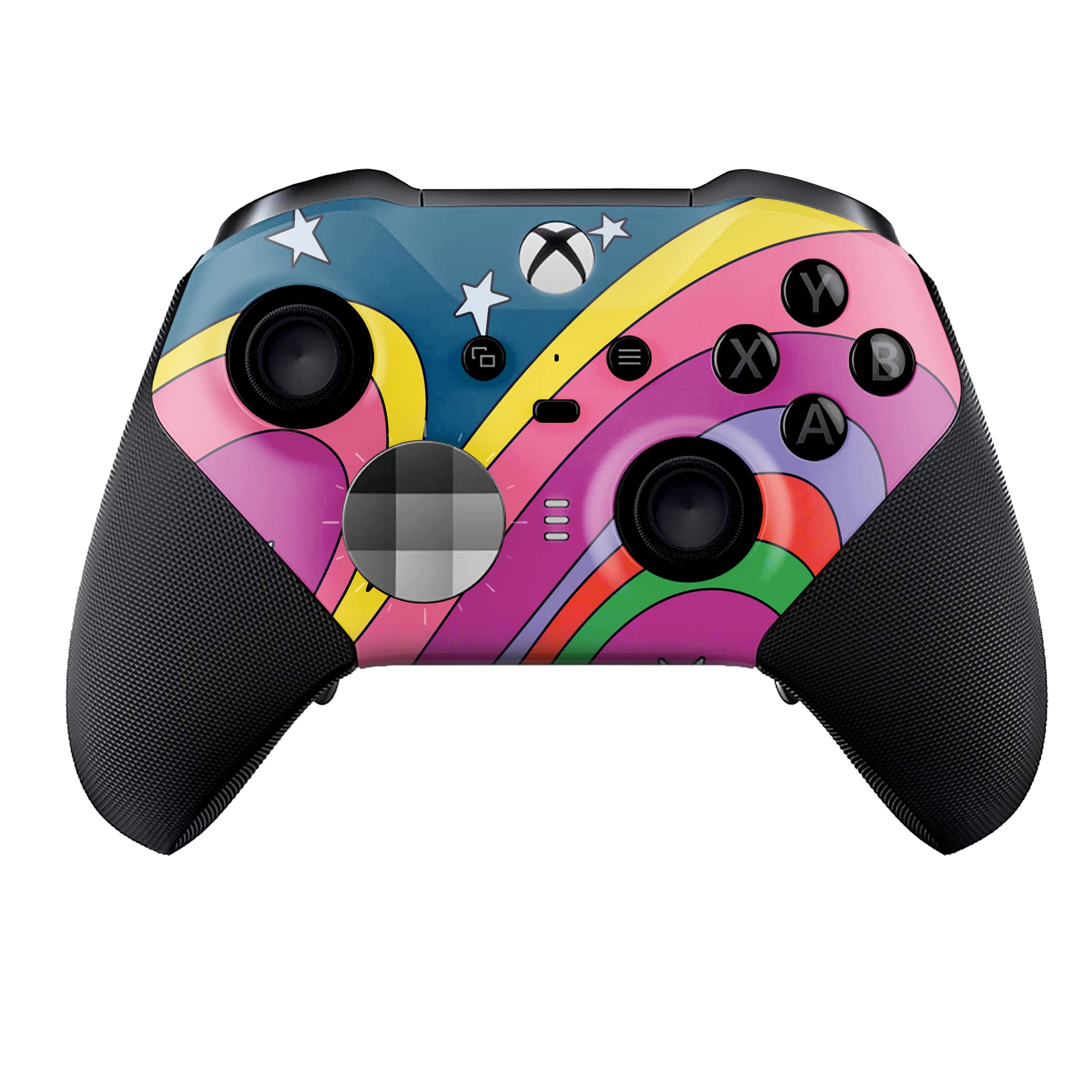 BCB Controller Customised for Elite Controller Wireless. Original Elite Series 2 Controller Compatible with Xbox One / Series X & S Remote Control. Customized with Water Transfer Printing (Not a Skin)