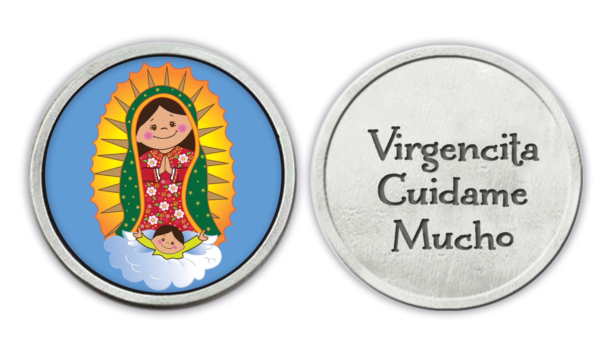 Cathedral Art Guadalupe Pocket Token, Multicolor