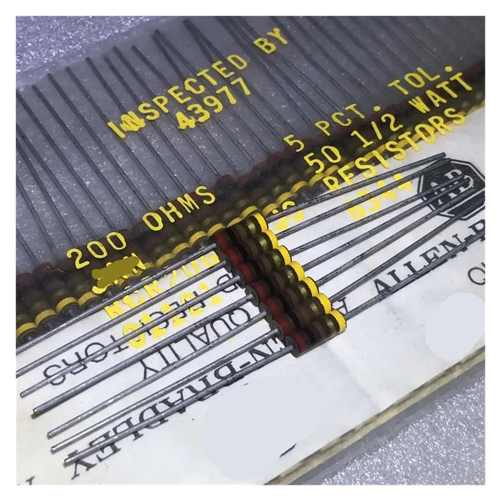 LEOTNNDQ 10pcs AB1/2W 20/82/200/680R AUDIO RESISTORS(51R 10pcs)