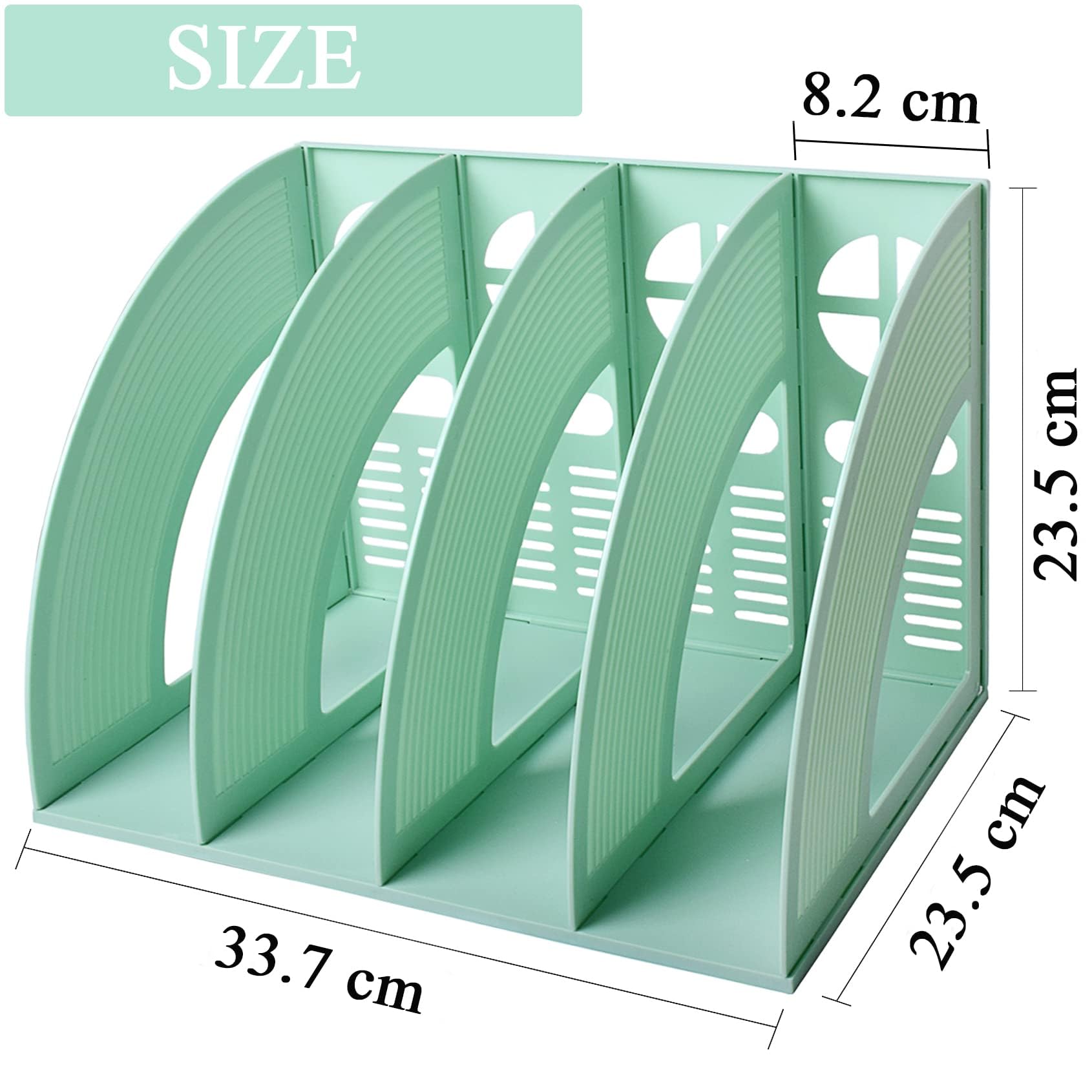 Elezeal A4 File Holder Magazine File Folder Desk Organizer - Image 2