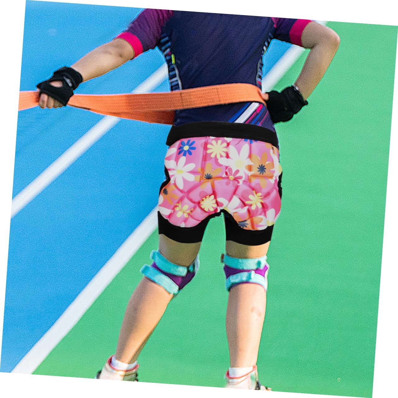 BESPORTBLE Kids Skating Hip Protection Pads 2pcs Breathable Ice Skater Butt Pads for Safe Skating