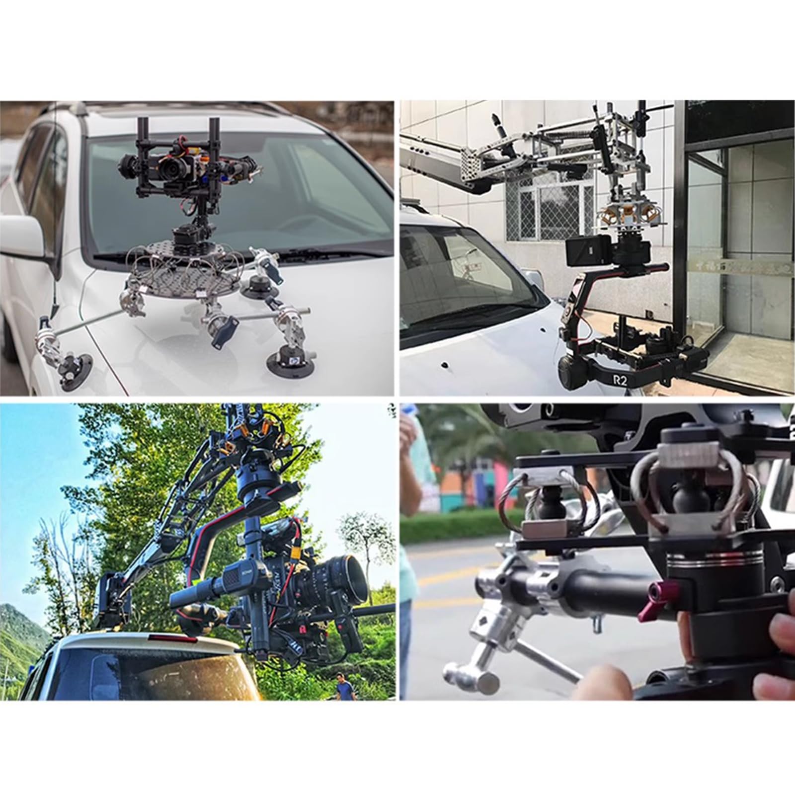 Uchwyt z drutu izolującego wibracje, ręczny stabilizator gimbal, izolator kablowy z drutem ze stali nierdzewnej, nośność do 8,8 kg, do 3-osiowych kamer i gimbali