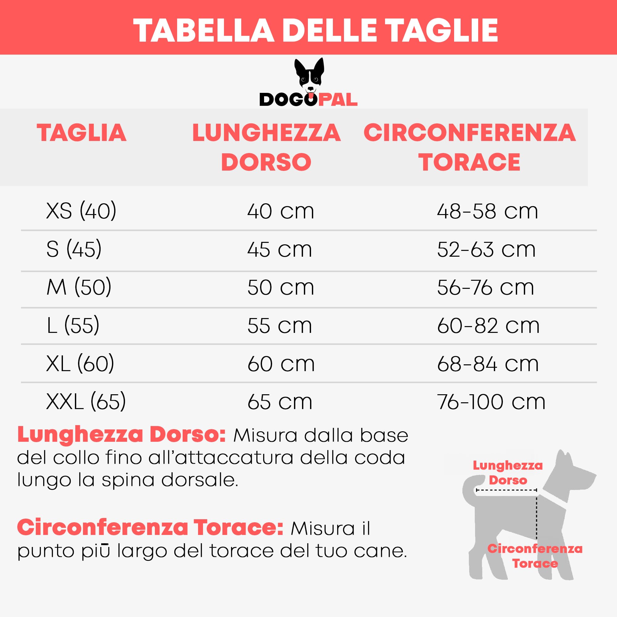 DOGOPAL Cappotto Cane Impermeabile - Giacca Antivento Riflettente con Fodera Calda, Cappottino Traspirante per Freddo Inverno, Adatto a Taglia Piccola, Media e Grande (40)