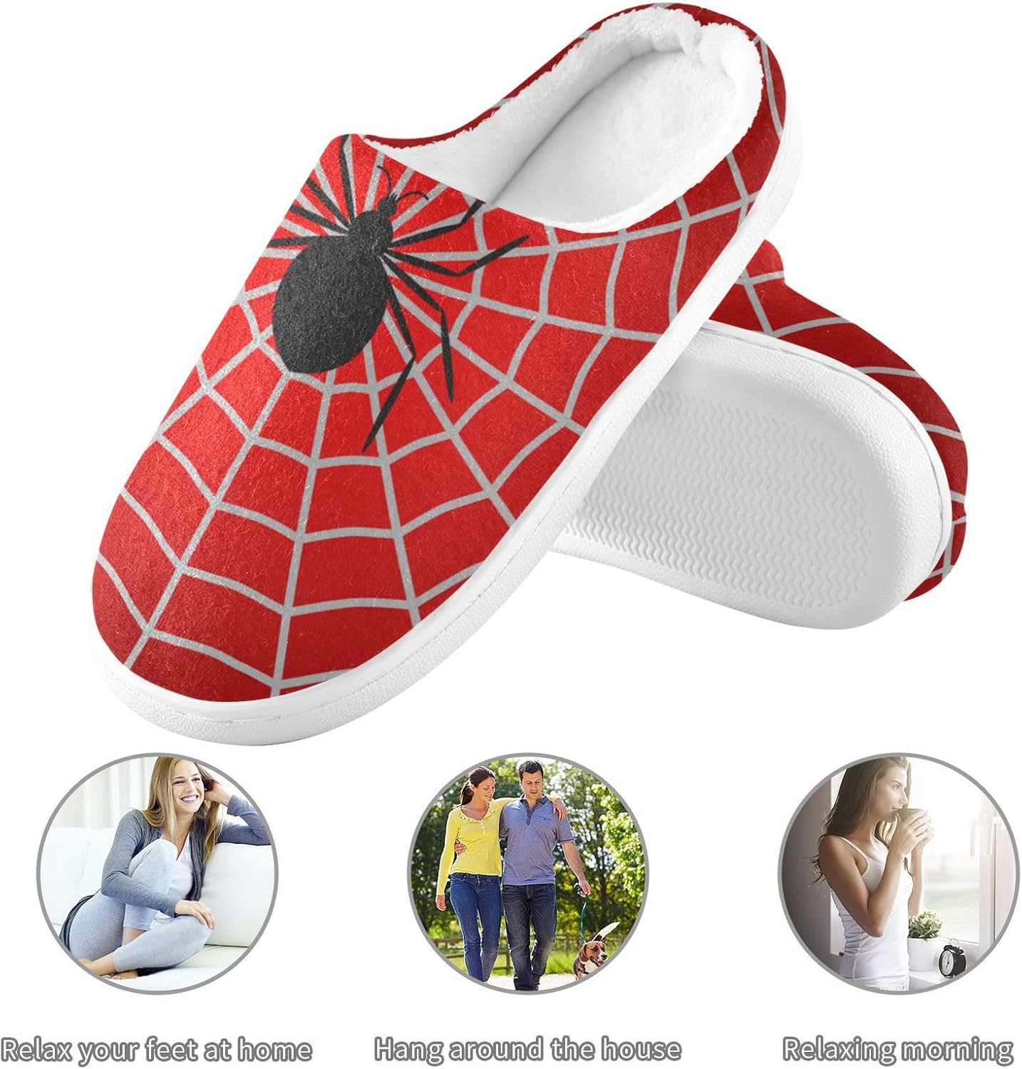 Slippers for Women Men, Memory Foam House Slippers Shoes for Home Indoor Outdoor Bedroom - Image 5