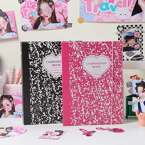 Miniatura 2 de Carpeta A5 Cuaderno Idol Idol Portada Jounral Tarjetas de Fotos Álbum Coleccionar Libro Tarjetas de Fotos Organzier Papelería Chasing Stars Álbum de