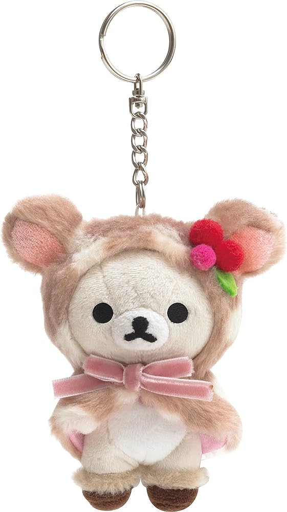 Rilakkuma San-X Original Fawn Series Plush (Korilakkuma Keychain)