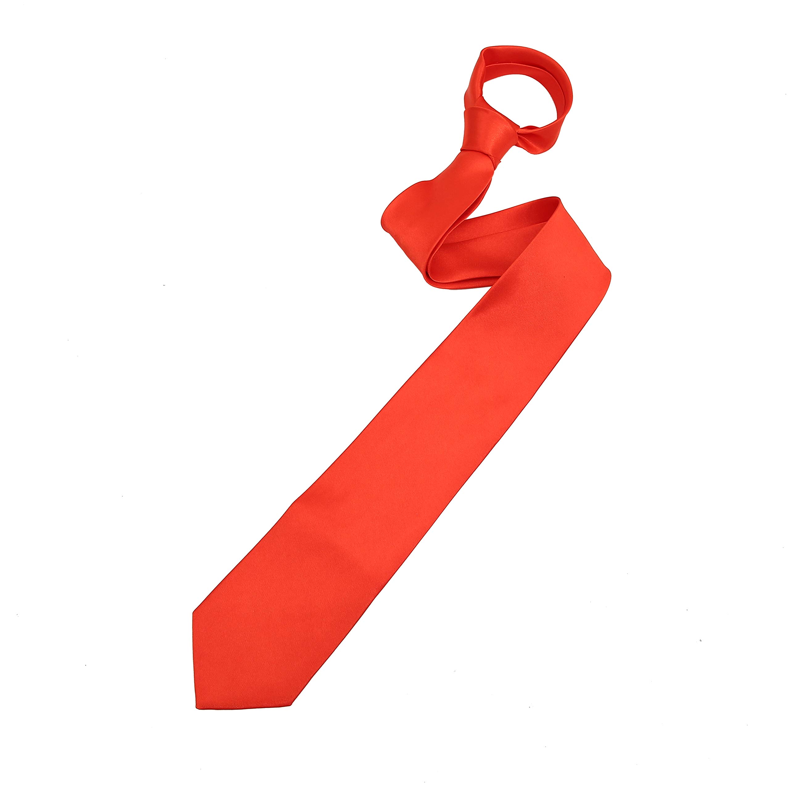 The Tie Company Men's Red The Tie Co™ Wide 7.5Cm Plain Satin Tie (Red)