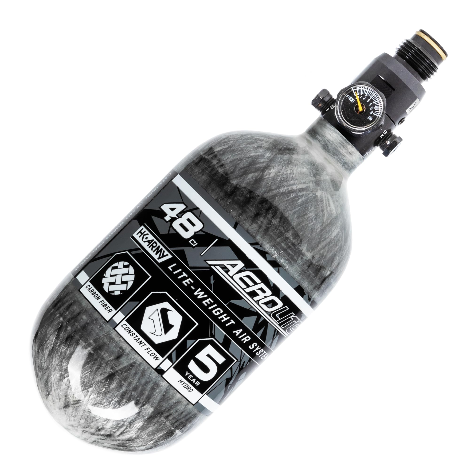 HK Army Aerolite Carbon Fiber HPA Compressed Air Paintball Tank System