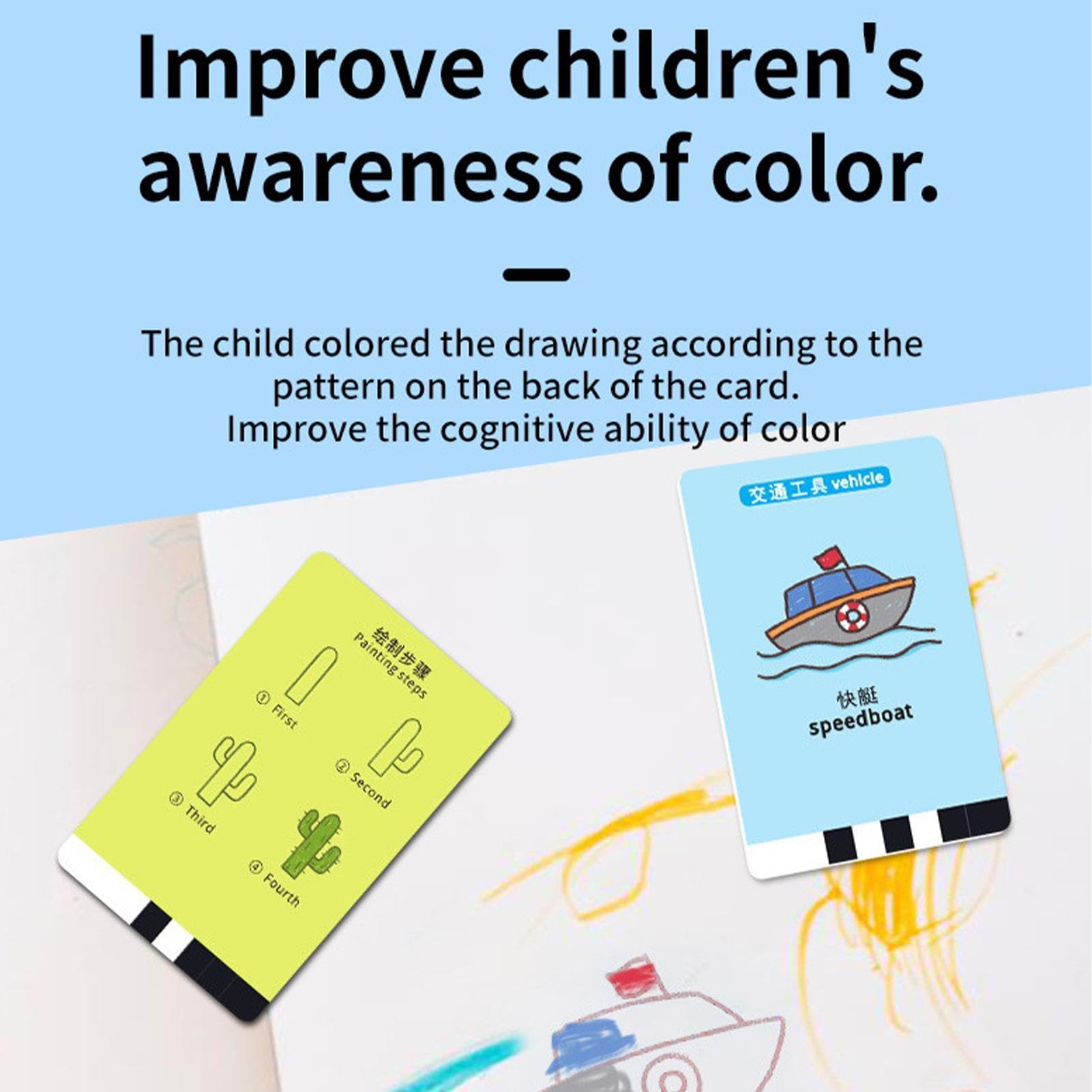 Robot Rysujący Słownictwa z Kolorowymi Pisakami | Edukacyjny Zestaw Do Rysowania Dla Dzieci Do Pokoju Dziecięcego Szkół Imprez Chłopców Dziewczynek Przedszkolaków