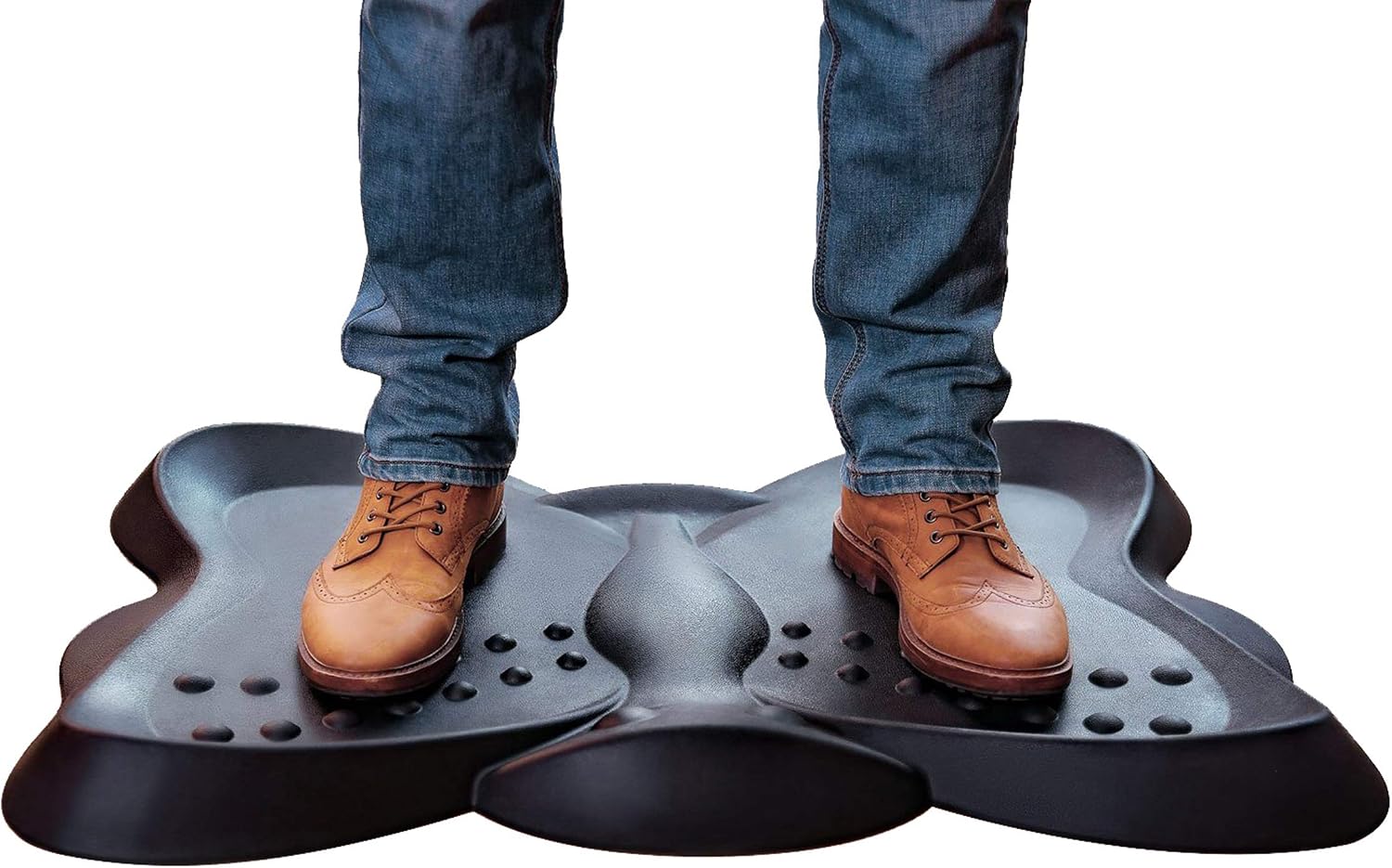 Butterfly Not-Flat Standing Desk Anti Fatigue Mat, Ergonomically Engineered (Great for Your Standing Desk), Black (2nd Generation)