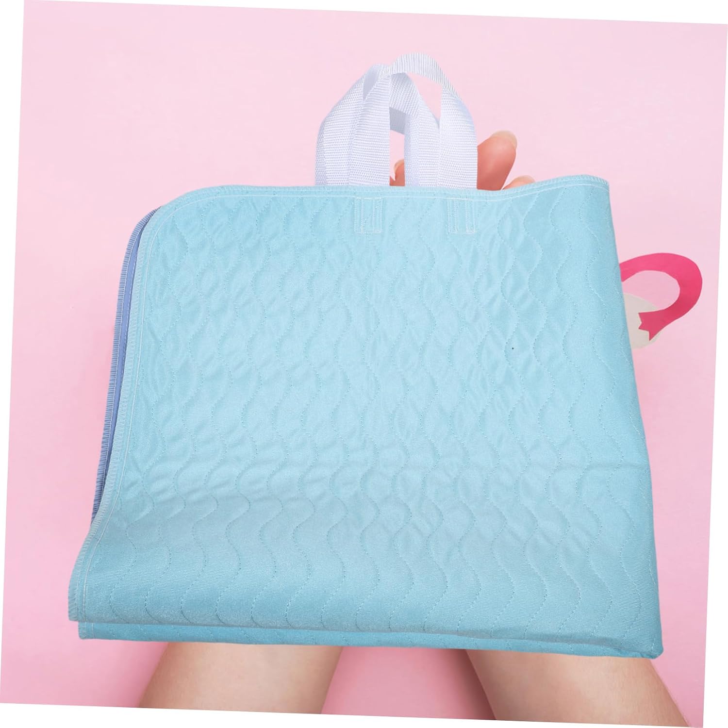Washable Bed Pads for Incontinence Reusable Protective with Handles Absorbent Design for Adults for Home