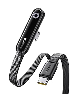 Baseus cavo USB-C gomito 90° 100W nylon 1m
