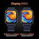 Fire-Boltt Ninja Call Pro Max Bluetooth Calling Smart Watch, 2.01" HD Display, 120+ Sports Modes, Health Suite, AI Voice Assistance, SpO2 & Heart Rate Monitor Smartwatch for Men & Women - Blue gallery image