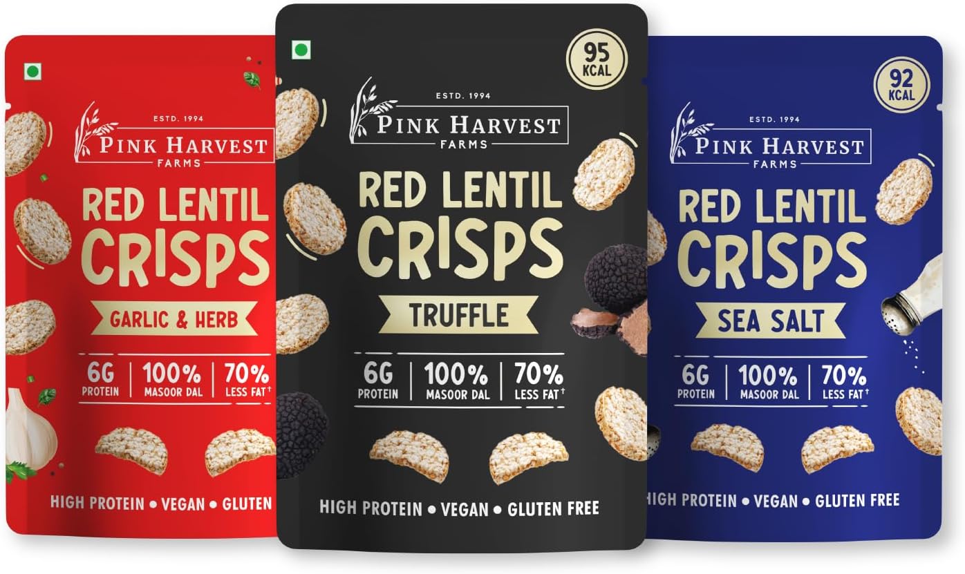 Variety Bundle of 3 Crisps | Light, Crispy, Versatile & Flavorful | Addictive Snack | No Rice, Potato, Corn, or Wheat | (25g, Pack of 3)