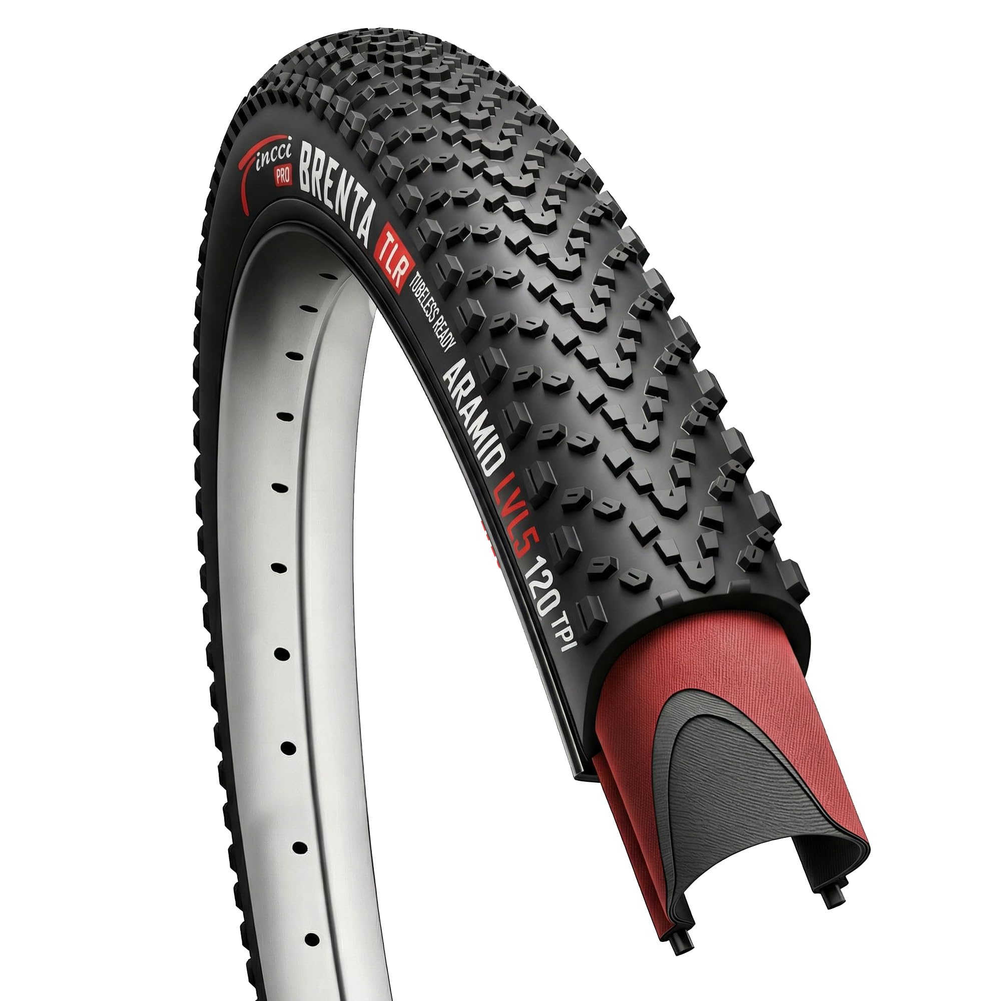 Fincci Tubeless 700x38c Tyre - Gravel 700c Tyre 120 TPI - TLR Foldable Lightweight Kevlar 40-622 Puncture Proof Bike Tire with 1 mm Nylon LVL 5 for Hybrid, E-bike, City, Touring, All Roads Bicycles